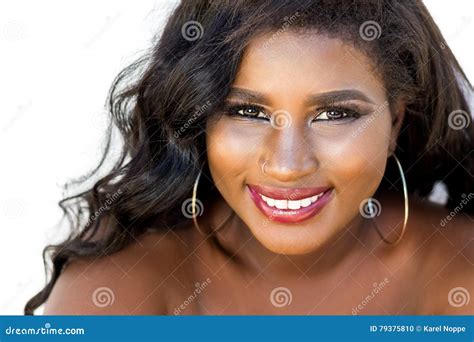Beauty Portrait Of Attractive African Teen Girl Stock Photo Image Of