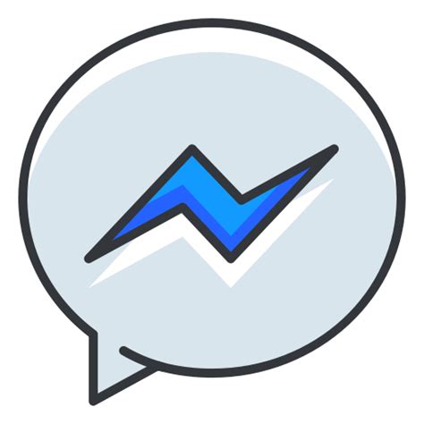 Facebook Messenger Icon Png Transparent Canvas Insight
