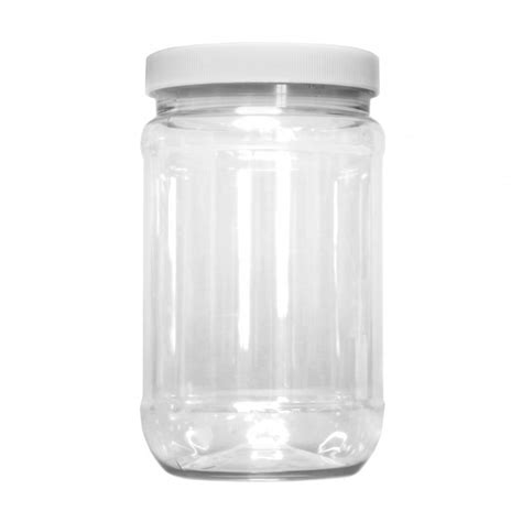 Clear Plastic Jar 20 Oz Radiation Products Design Inc