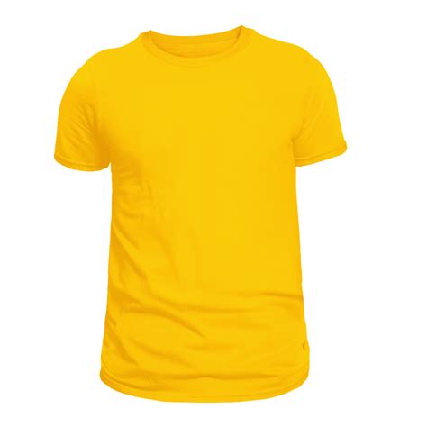 Yellow T Shirt Mockup Cutout Png File 35575272 Png