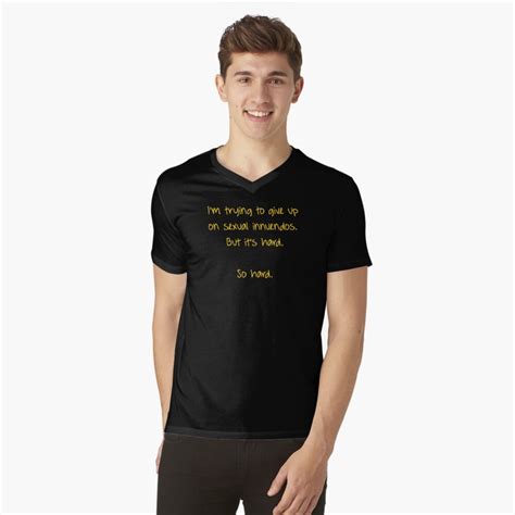 i m trying to give up on sexual innuendos funny t shirt by t of art redbubble