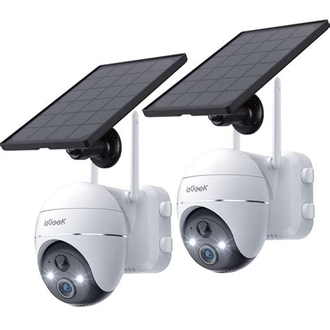 Iegeek Ptz Solar Security Camera System Wireless Wifi Outdoor 2