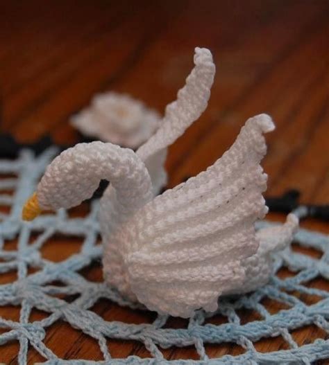 For My Sister Karla Whom Loves Swans Pineapple And Swans Doily Crochet