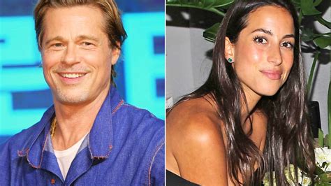 Brad Pitt E Inés De Ramón Son Captados En Una Actitud Cariñosa Durante
