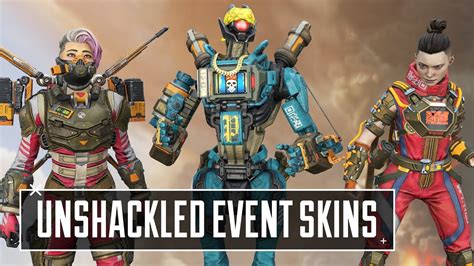 New Unshackled Event Skins Apex Legends Youtube