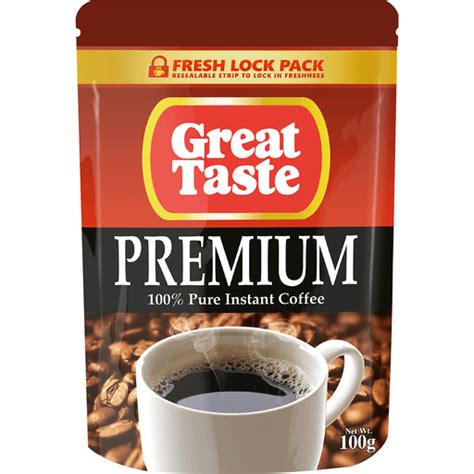 Great Taste Premium Instant Coffee 100g Coffee And Tea Walter Mart
