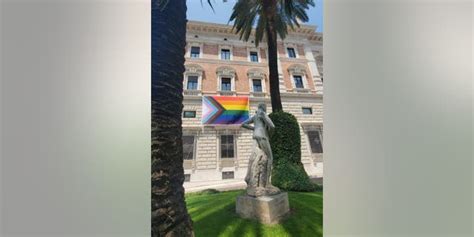 us embassy to holy see flies pride flag in rome fox news