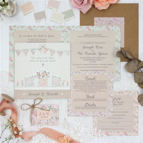 Going To The Chapel Wedding Invitation Sample Sarah Wants Stationery