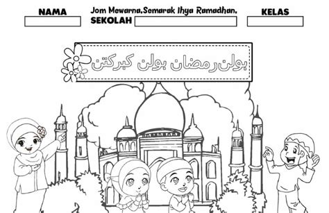 Detail Gambar Mewarnai Ramadhan Koleksi Nomer 32