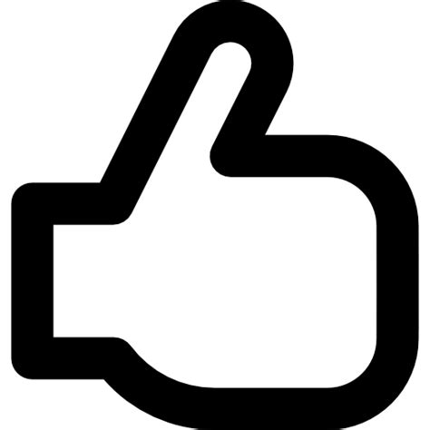 Like Hands Gestures Finger Thumb Up Icon