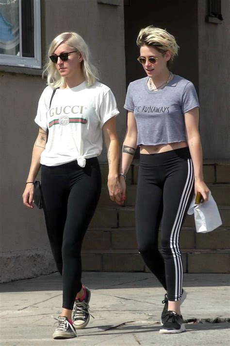 kristen stewart holds hands with her new girlfriend dylan meyer while out for some shopping in