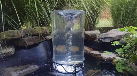 And there's no way to make it work at night, obviously. 'On The Fly... DIY' Vortex Water Feature - YouTube