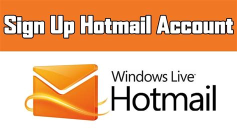 Create A New Hotmail Account 2021 Hotmail App Account Registration