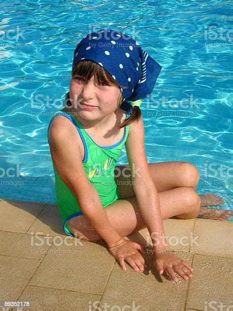 Girl At Swimming Pool Stock Photo Download Image Now Baby Human