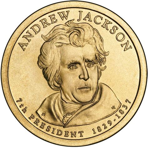2008 P Andrew Jackson Golden Dollar For Sale Buy Now Online Item