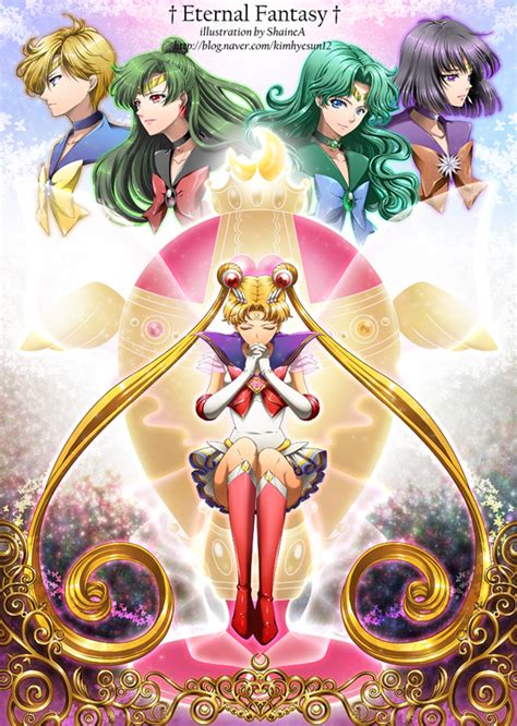 Shainea Kaiou Michiru Meiou Setsuna Sailor Moon Sailor Neptune