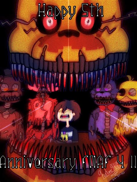 Happy 5th Anniversary Fnaf4 By Funtimefnaf2020 On Deviantart