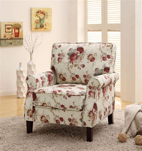 2019 Floral Upholstered Accent Chair Best Way To Paint Furniture
