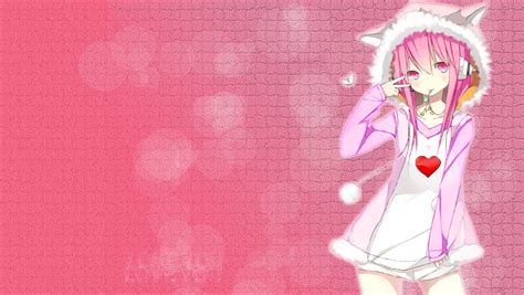 Cute Pink Anime Girl Wallpaper By Newbmangadrawer On