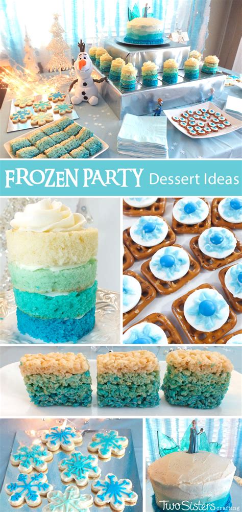 Disney Frozen Dessert Table Two Sisters