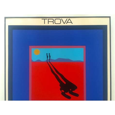Ernest Trova Limited Edition Original Serigraph Print Framed Exhibition