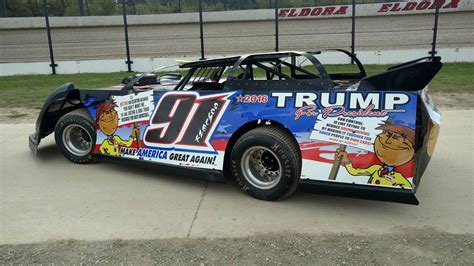 Donald Trump Dirt Late Model Racecar Racing News