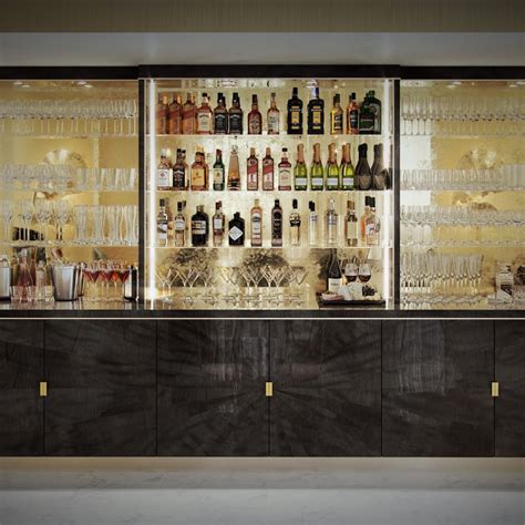 Fitted Bar Area Davidson London Bespoke Luxury Furniture Fitted