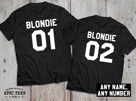 Blondie Shirts Matching Best Friends Shirts Unisex
