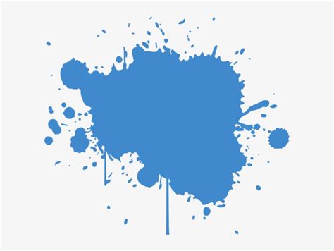 Light Blue Splatter Splatter Shapes Transparent Png 690x540 Free