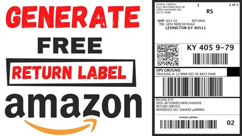 How To Get Return Label On Amazon Free Return Label Handle Amazon