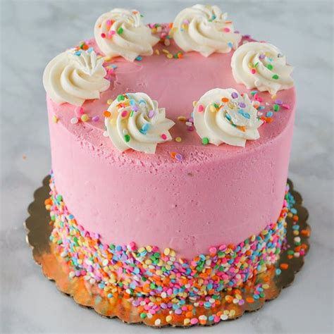Strawberry Rainbow Cake Rainbow Smash Cakes Rainbow Cake Girly
