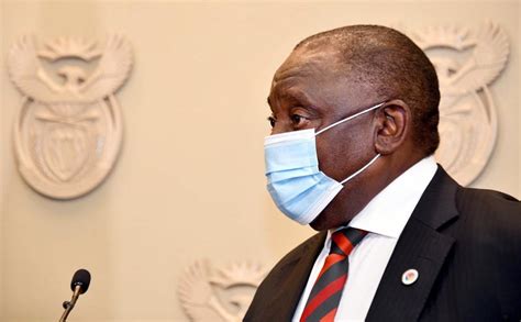 Ramaphosa is speaking following a special sitting of the cabinet that considered the latest recommendations of the national coronavirus command council (nccc). Breaking News: Ramaphosa to address the nation at 8pm tonight