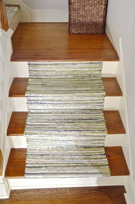 Ikea Throw Rug Turned Staircase Runner 9 At Charlottes House
