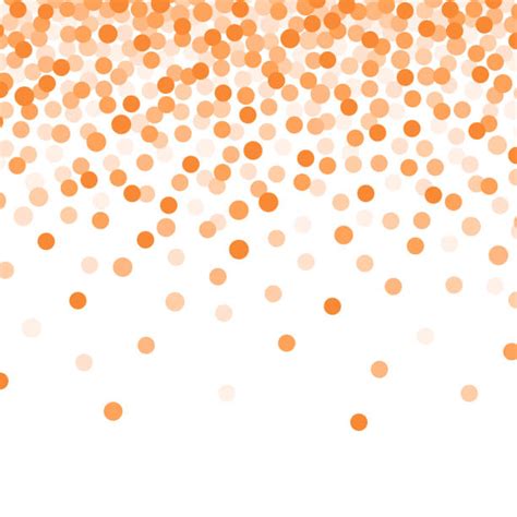 5700 Orange Confetti Background Stock Illustrations Royalty Free