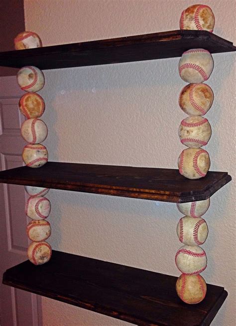 Baseball Display Shelf Woodworking Projects And Plans