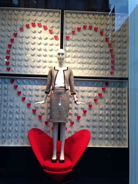 Valentines Window Display With Mannequin