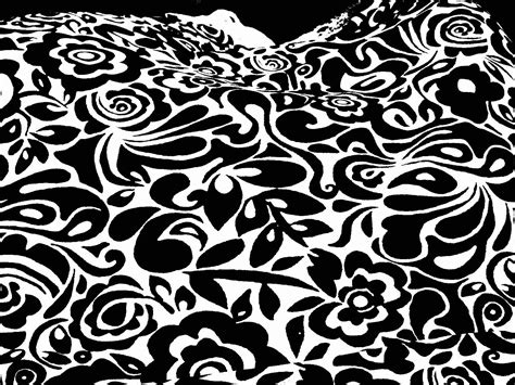 Black And White Floral Pattern By Della Stock On Deviantart