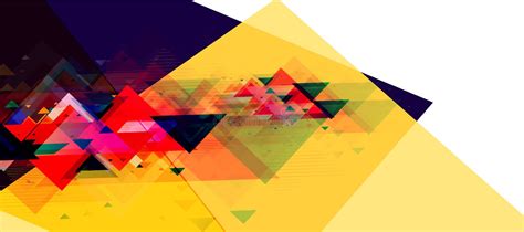 Colorful Abstract Geometric Triangle Shapes Background Design Stock