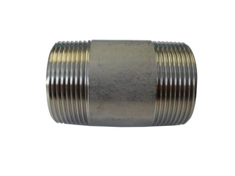 Carbon Steel Barrel Nipples Bsp Npt Male Thread Galvanized Steel Long