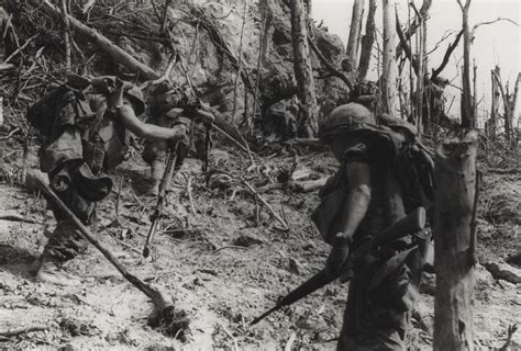 Members Of 9th Marine Regiment Secure A Hilltop 1969 Vietnam War