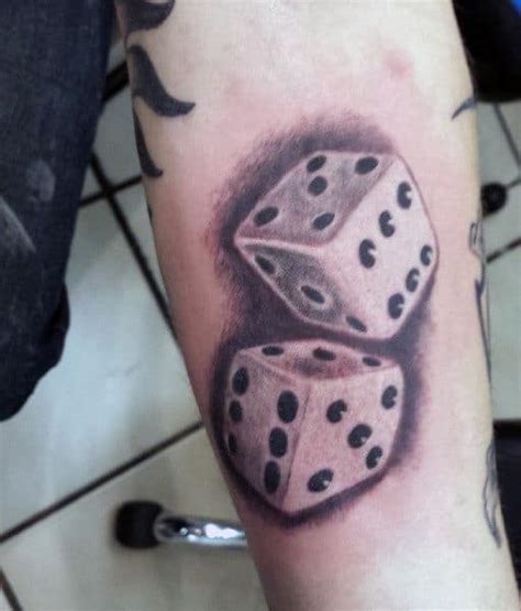 We offer tattooing, no piercing. 75 Dice Tattoos For Men - The Gambler's Paradise Of Life