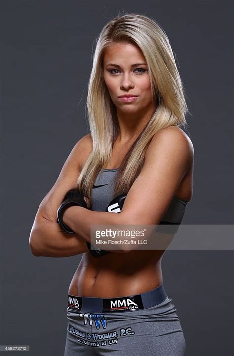 Paige Vanzant Poses For A Portrait During A Ufc Photo Session At The