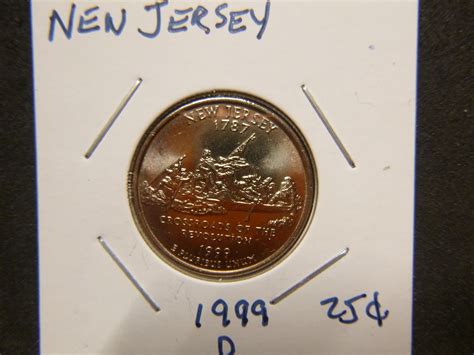 1999 D New Jersey 50 States And Territories Quarters For Sale Buy