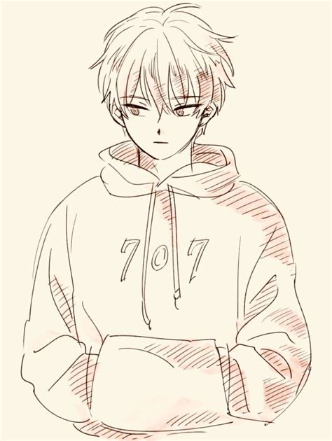 Cute Anime Boy Drawing Base