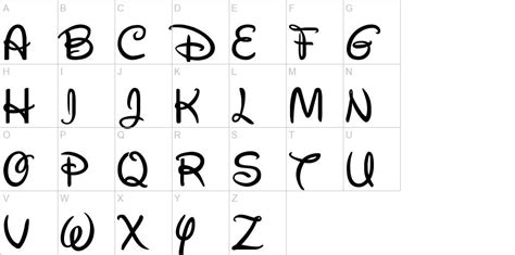 Free Download Walt Disney Font Disney Letters Disney Font Disney