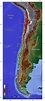 Map of Chile (Topographic Map) : Worldofmaps.net - online Maps and ...