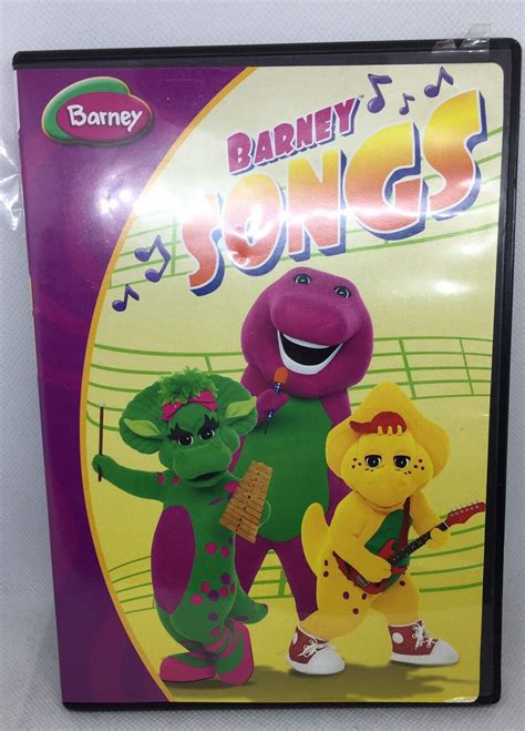 Barney Songs Dvd 24 Songs Lionsgate 2006 No Grelly Usa