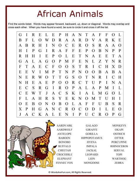 Pin On Animal Puzzles