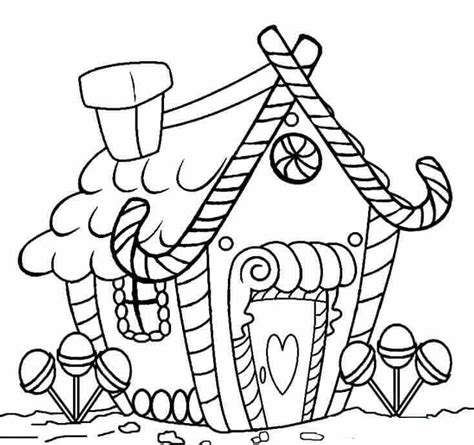 This image courtesy of favecrafts.com. 30 Free Gingerbread House Coloring Pages Printable