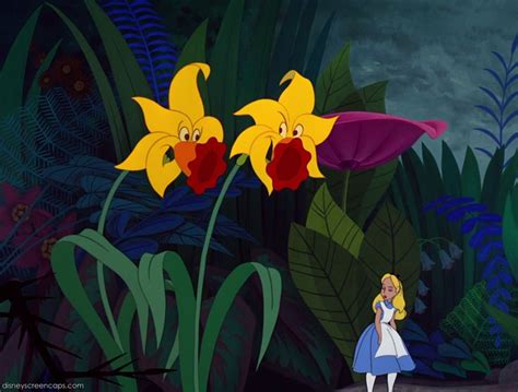 Meadow Of Living Flowers Disney Wiki Fandom In 2022 Alice In